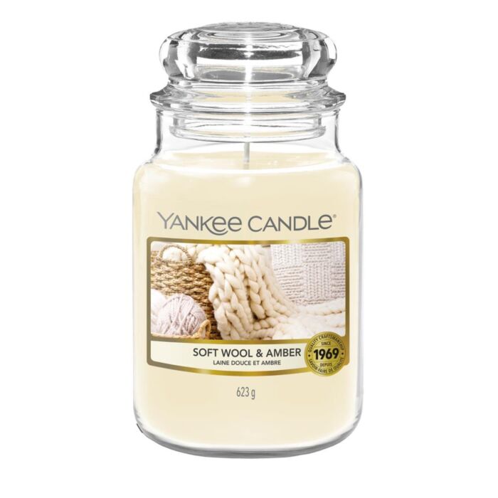 Yankee Candle - Soft Wool & Amber - Large Jar